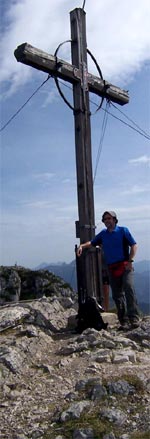 Gipfelkreuz auf dem Roßstein